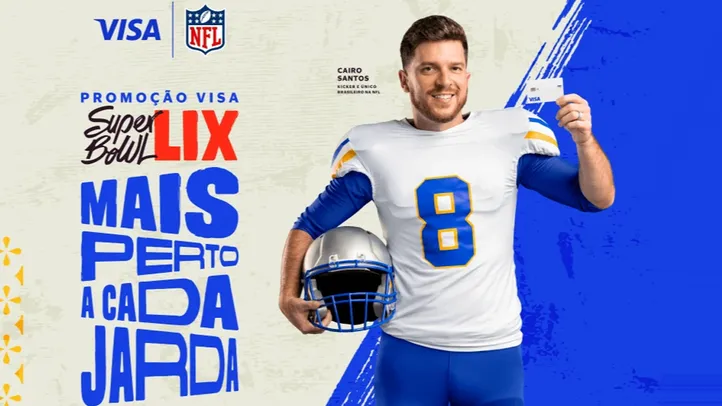 Promoção Visa Super Bowl LIX - R$1000 todos os dias + viagem Super Bowl