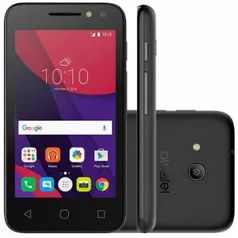 Smartphone Alcatel Pixi 4 4034E, Quad Core, Android 6.0, Tela 4´, 8MP, 8GB, Dual Chip, Desbloqueado - Metalic + Capas Extras - R$ 210