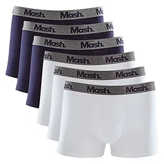 Kit 6 Cuecas Boxer Cot El Bord, Mash, Masculino