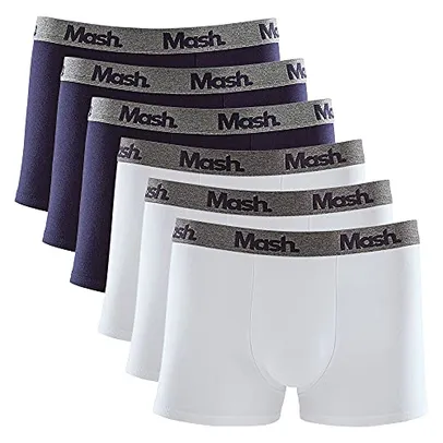 Kit 6 Cuecas Boxer Cot El Bord, Mash, Masculino