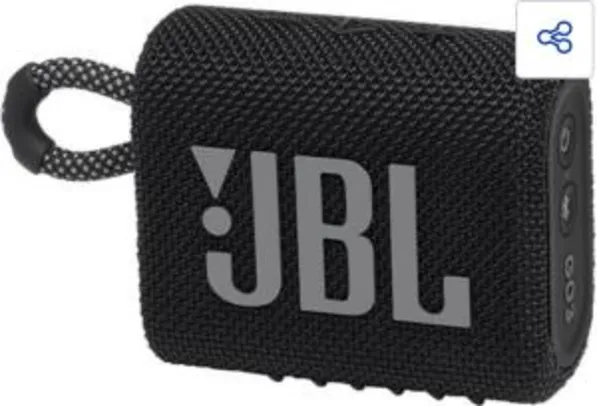 Caixa de Som Portátil JBL Go 3 | R$251