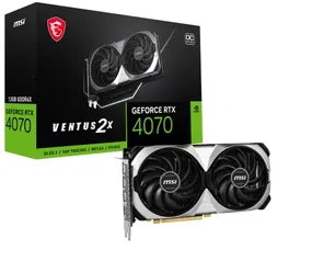 Placa de Vídeo MSI RTX 4070 OC 12GB Ventus 2X - 912-V513-063