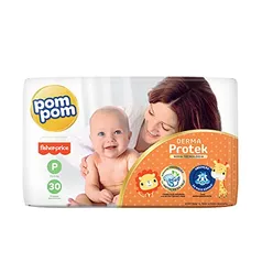 [REC]Fralda Pom Pom Derma Protek Jumbo P 30 Unidades