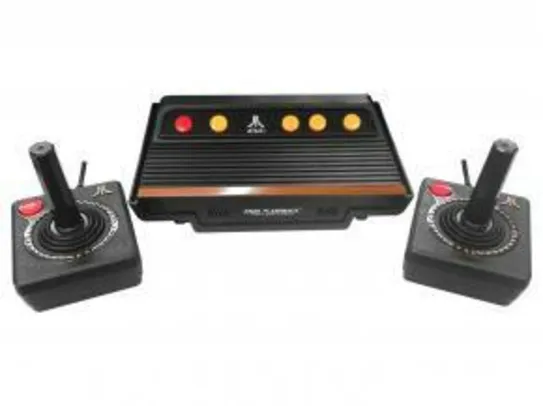 Console Atari Flashback 7 com 2 Joysticks - 101 Jogos Clássicos na Memória Tectoy por R$ 297