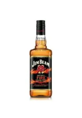 (App+MagaluPay = R$75) Whisky Jim Beam Fire 1L | R$75