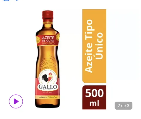 Azeite de Oliva Gallo Tipo Único 500ml