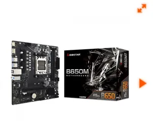 Placa Mãe Biostar B650MT, Chipset B650, AMD AM5, MATX, DDR5