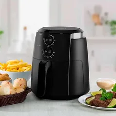 Fritadeira Sem Óleo Air Fry Dual Cyclone Mídea, 3.5L, Timer, 220V, Preto - FRE35P2