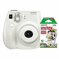 Câmera instantânea Fujifilm Instax Mini 7s + Filme INSTAX_KIT4B - R$310