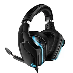 (PRIME)Headset Gamer Logitech G635 7.1 Dolby Surround com RGB LIGHTSYNC e Drivers de Áudio Avançados