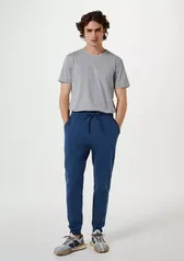 [Leve 3 por R$66 Cada] Calça Básica Masculina Jogger Em Moletom Peluciado - Azul e outras calças na descrição 