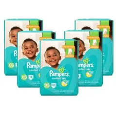 Kit Fralda Pampers Confort Sec Tamanho XXG 90 unidades | R$35