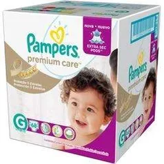 [Walmart] - Pacote de Fraldas Pampers Premium Care Jumbo G - 68 unidades