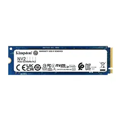 Kingston SSD interno NV2 500G M.2 2280 NVMe | PCIe 4.0 geração 4x4 | Até 3500 MB/s | SNV2S/500G