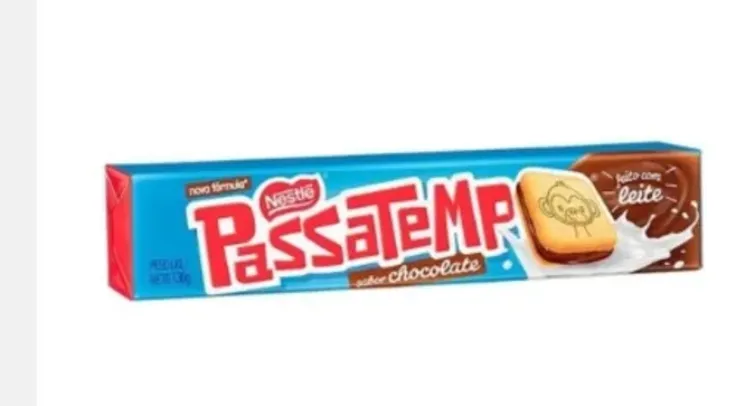 [Leve 5/ R$ 2,19] Biscoito Recheio Chocolate Passatempo Nestlé 130g