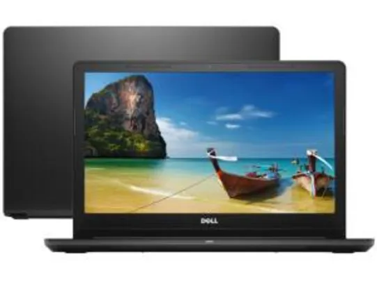 Notebook Dell Inspiron i15-3567-D15P - Intel Core i3 4GB 1TB 15,6” Linux | R$1699