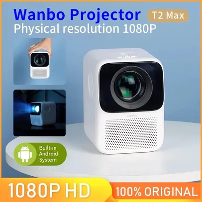 Mini Projetor Portátil Wanbo T2 Max | R$886