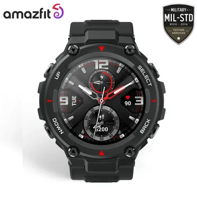 [BR] Smartwatch 5ATM Amazfit T - Rex Com GPS Integrado, Certificação MIL-STD (Recondicioado) 