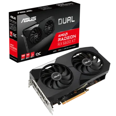 Placa de Vídeo ASUS DUAL Radeon RX 6600 XT, OC, 8GB, GDDR6, FSR, Ray Tracing, DUAL-RX6600XT-O8G