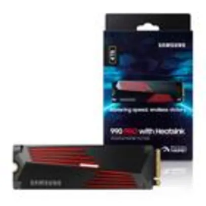 Ssd 1tb M.2 NVMe PCIe 4.0 7450mbs Leit 6900mbs Grav 990 PRO MZ-V9P1T0/CW Samsung