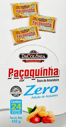 [PRIME] DaColônia Display Paçoca Rolha Zero 432G (24X18G)