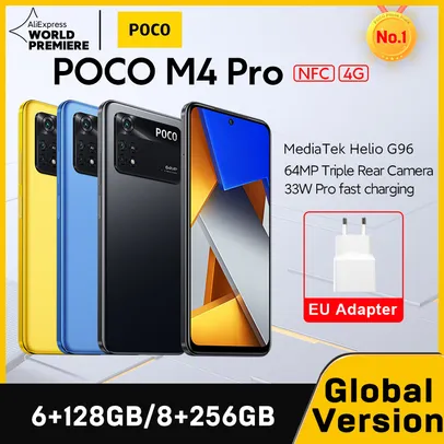 Smartphone POCO M4 Pro 4G 6GB 128GB