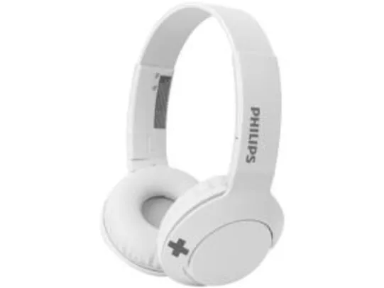 Headphone Bluetooth Philips Bass+ - SHB3075WT/00 com Microfone Branco