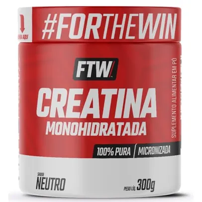 Creatina Monohidratada 100% Pura Micronizada 300g - FTW