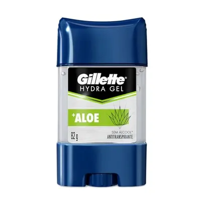 [+Por- R$15,21] Desodorante Gel Antitranspirante Gillette Hydra Gel Aloe - 82g