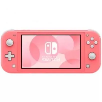 [BOLETO] Console Nintendo Switch Lite 32GB Coral | R$ 1598