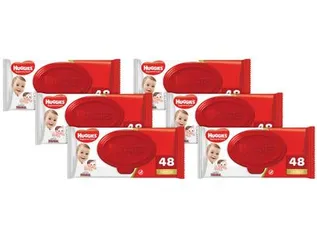 Lenços Umedecidos Huggies Supreme Care - 48 Unidades Cada 6 Pacotes