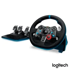 Volante Logitech Driving Force G29 Para PS4 / PS3 / PC Preto