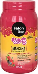 Máscara de Hidratação #todecacho Vermelhão do Poder Salon Line 500g, Salon Line, Vermelhão, 500G