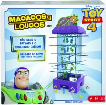 Jogo Macacos Loucos, Toy Story 4, Mattel | R$ 62