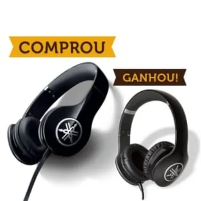 Compre 1 Headphone Yamaha HPH-PRO300 Preto e Ganhe Outro Igual - R$ 791,91