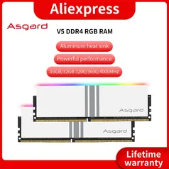 [G Pay]  Memória RAM Asgard Valkyrie V5 RGB, 32GB (2x16GB) 3600MHz