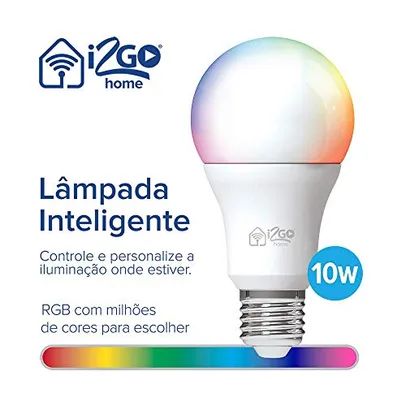 [PRIME DAY] Lâmpada Inteligente I2GO Home LED 10W Bivolt - Compatível com Alexa | R$65