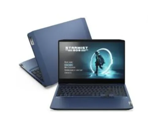 Notebook Ideapad Gaming 3i i7 8gb 256 ssd GTX 1650 | R$5385