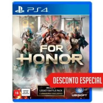 Jogo For Honor para Playstation 4 (PS4) - Ubisoft - R$ 99