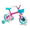 Imagem do produto Bicicleta Infantil Verden Paty Pink e turquesa - Aro 12 com cestinha e rodinhas