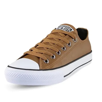 Tênis All Star Converse Caramelo Couro