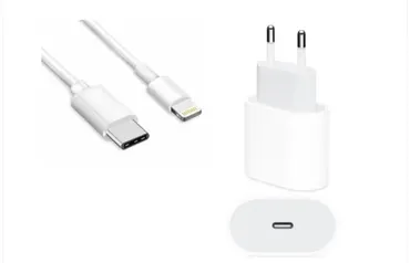 Carregador turbo 20w compatível iphone x xs 11 12 usb-c ipad pro max | R$98