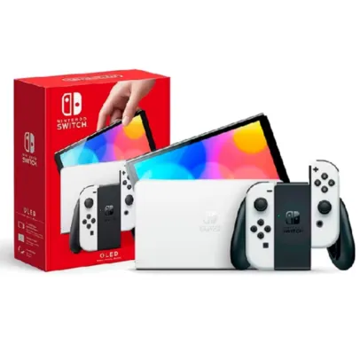 Console Nintendo Switch OLED 64GB Com Joy-Con Standard Branco 