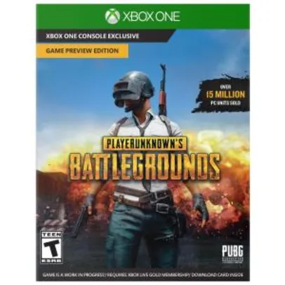 Playerunknowns Battlegrounds PUBG Xbox One - R$69,90
