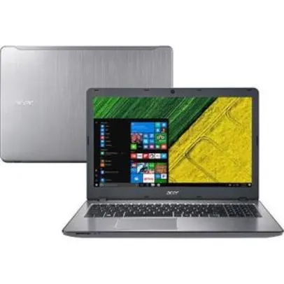 Notebook Acer F5-573G-519X Intel Core 7 I5 8GB (GeForce 940MX com 2GB) 2TB LED 15.6" Windows 10 - Prata valor de 2.429$ no boleto