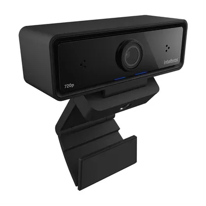 Webcam Vídeo Conferência Intelbras CAM-720P Microfone Embutido USB 