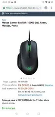 Mouse Gamer Razer Basilisk 16000 Dpi