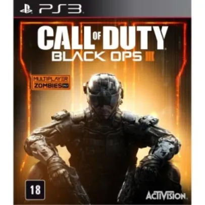 Call of Duty Black Ops 3 - PS3 - R$39,99