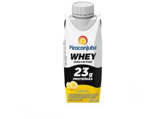 [Cliente Ouro / L6P4] Bebida Láctea Piracanjuba Whey Banana Zero Lactose 250ml