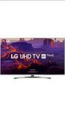 [Ame] Smart TV LED LG 55" 55UK6530 Ultra HD 4k HDMI 2 USB Wi-Fi Dts Virtual X Sound Sync 60Hz - Prata - R$2700 (ou R$2295 com Ame)